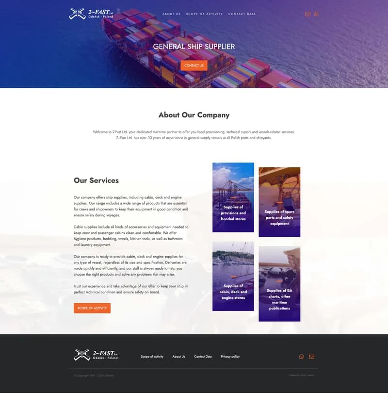2-Fast Ltd. — maritime company website