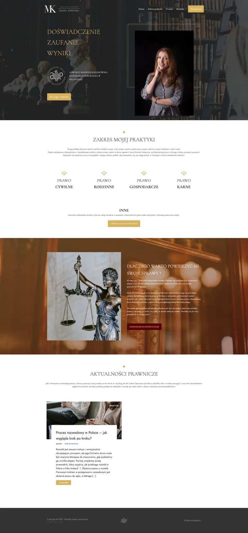 Kancelaria Adwokacka \u2014 realizacja Grey Creative