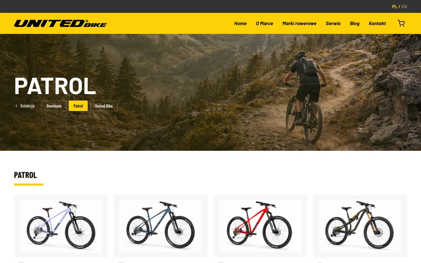 Lista rowerów marki Patrol w sklepie United Bike